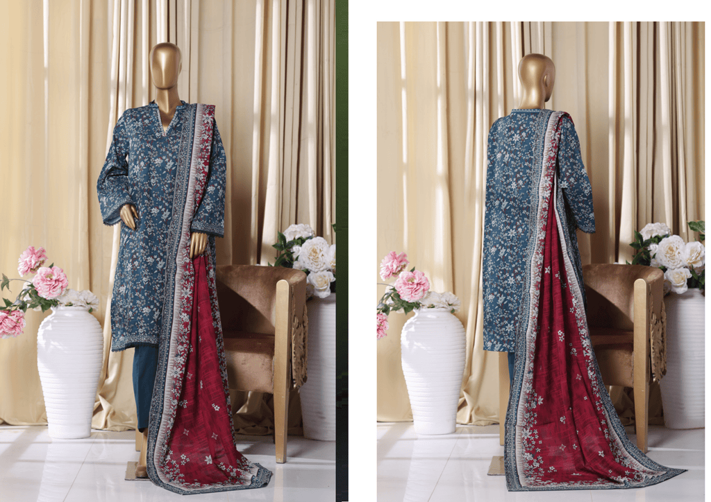 BInsaeed Exclusive Printed 3 Peace of - LOVE