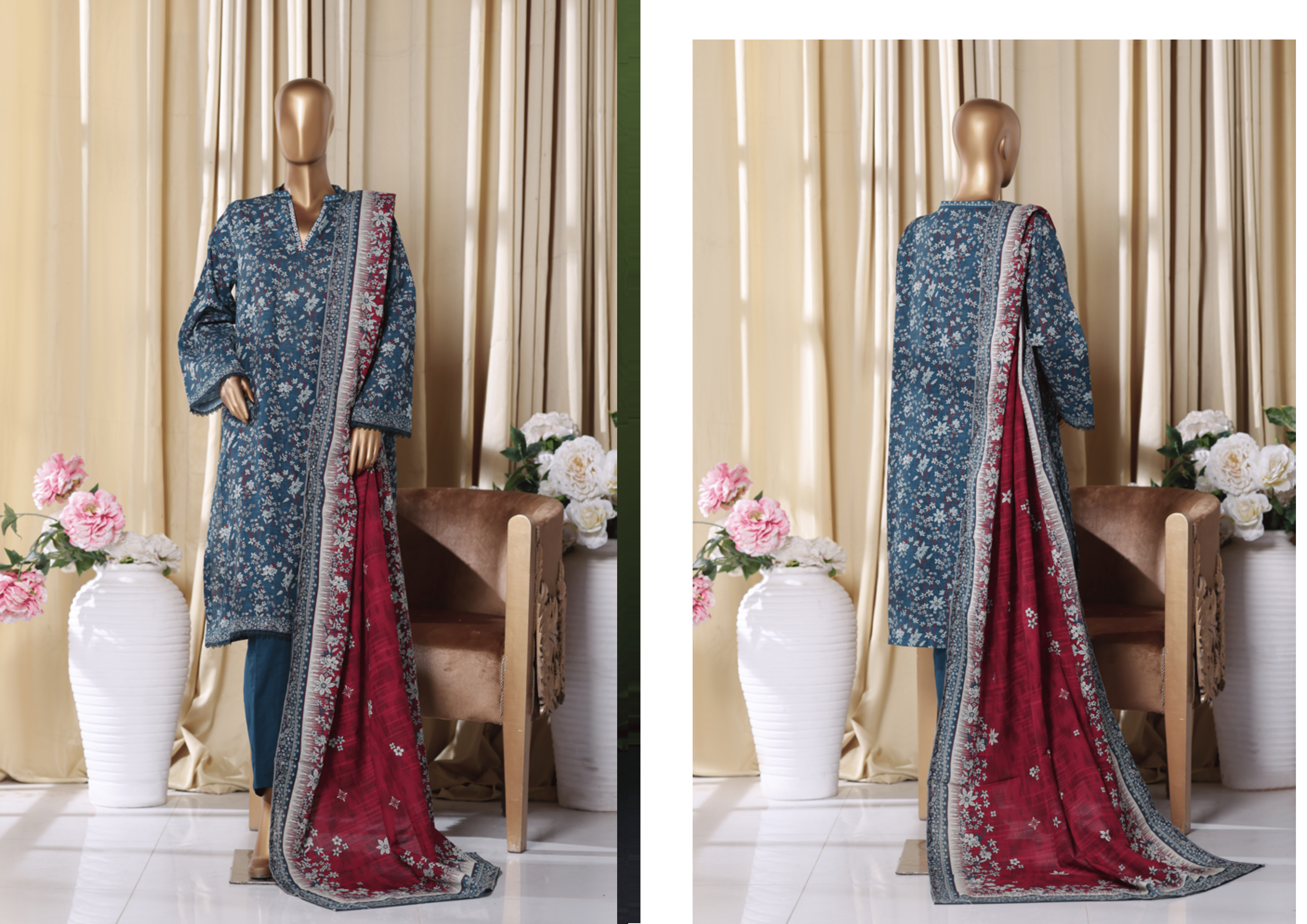 BInsaeed Exclusive Printed 3 Peace of - LOVE