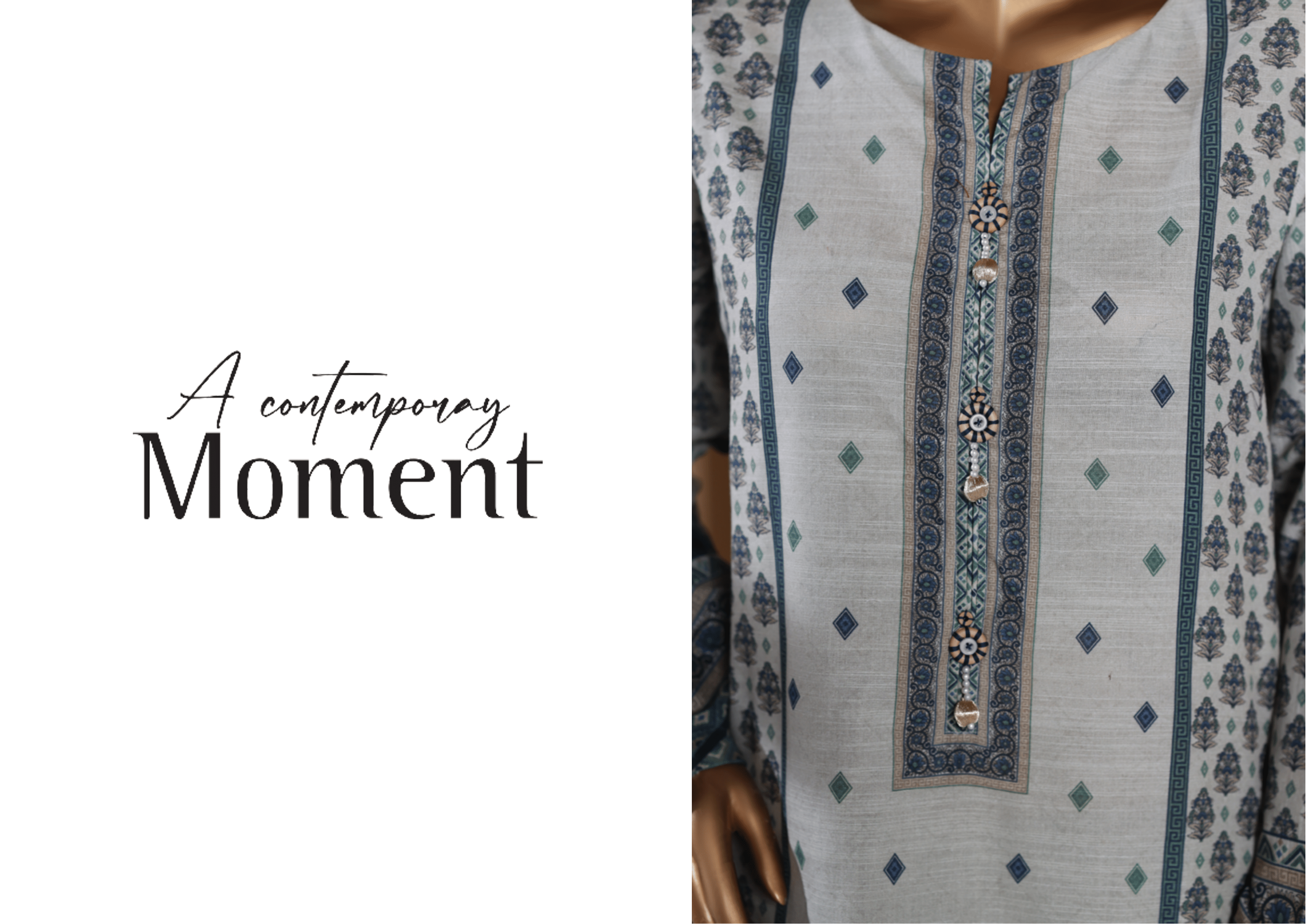 BInsaeed Exclusive Printed 3 Peace of - THE STYLE AND MOMENT