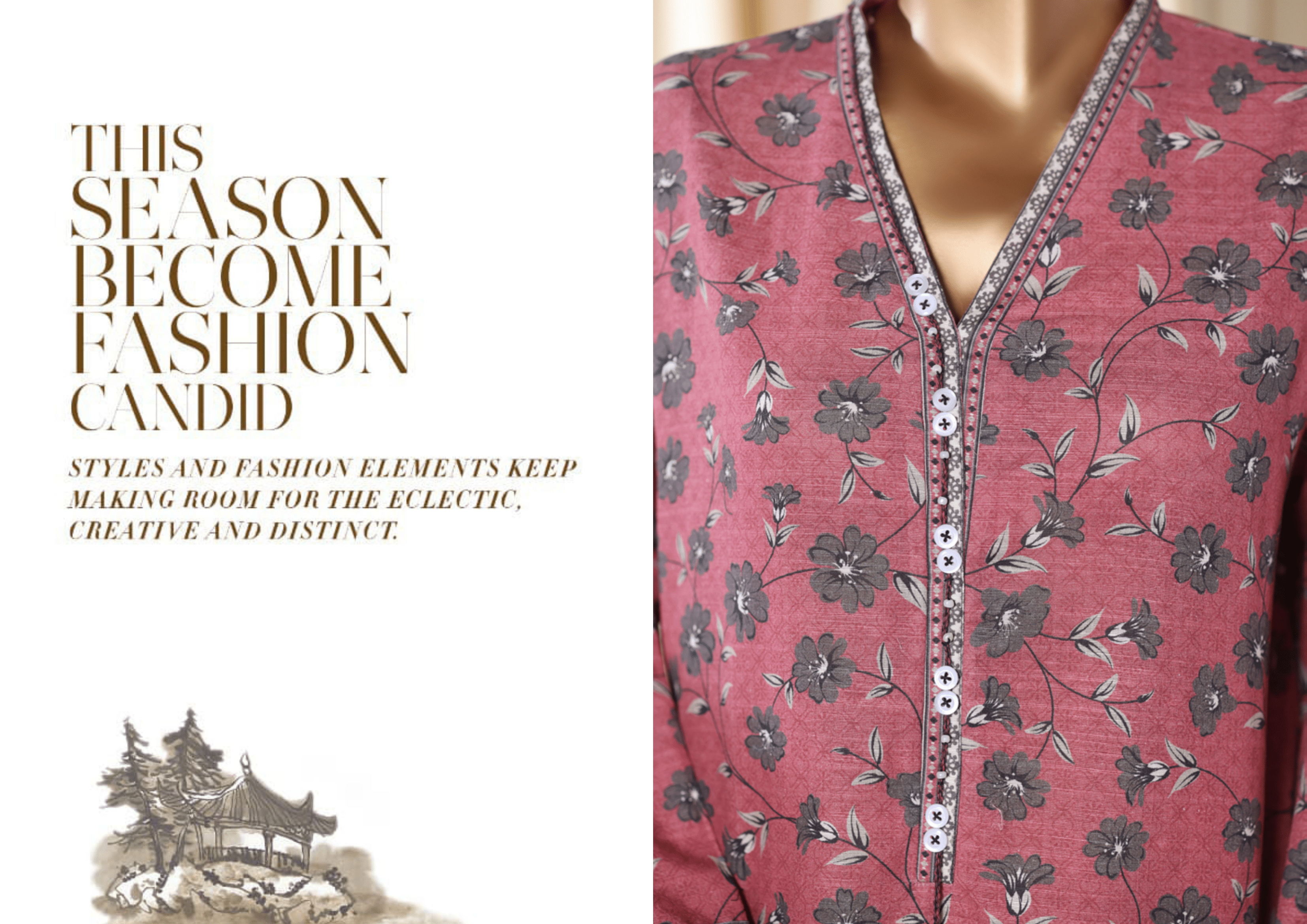 BInsaeed Exclusive Printed 3 Peace of - THE SEASON BECOME FASHION