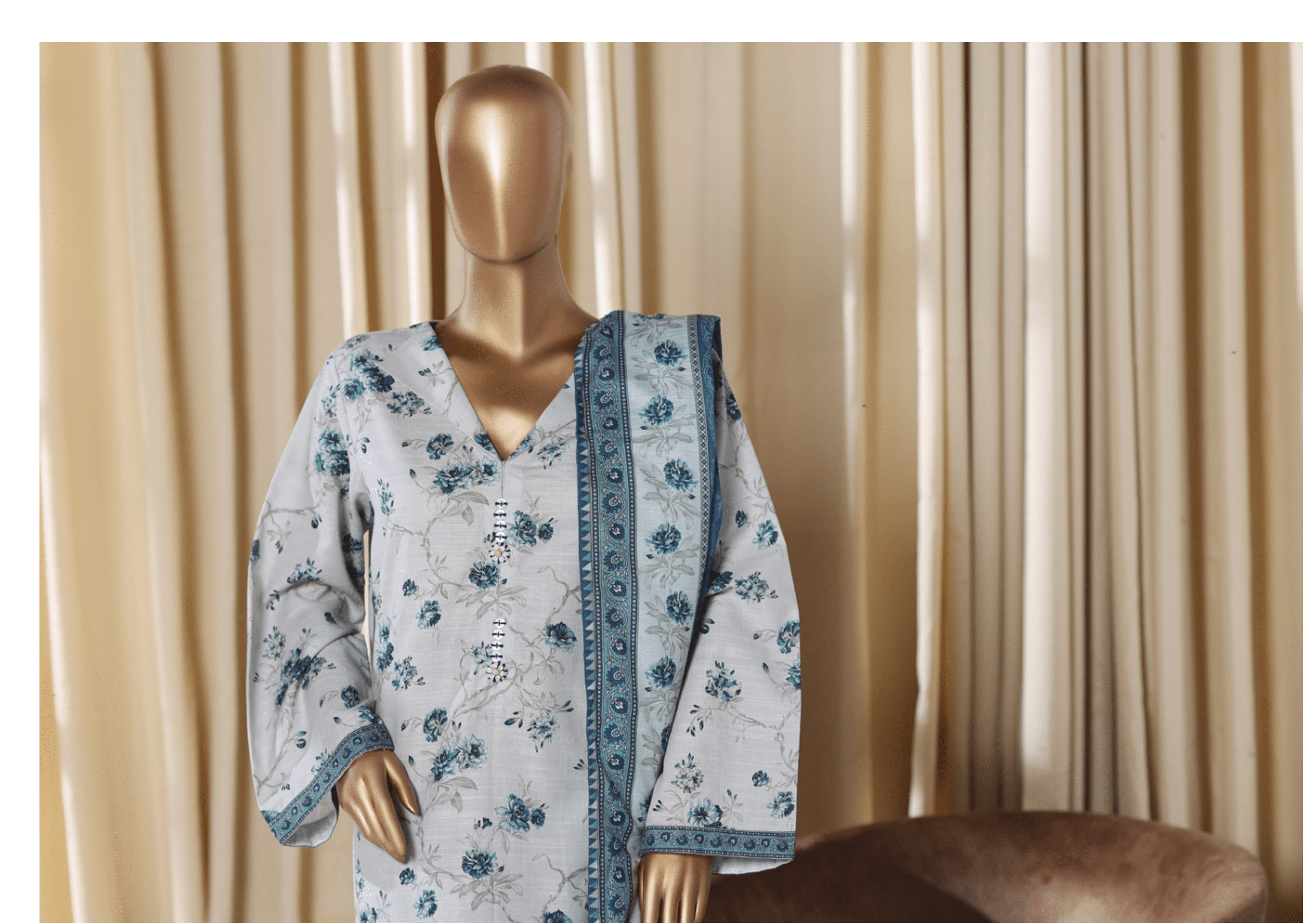 Binsaeed Exclusive Printed 3 Peace of - DRESS UP