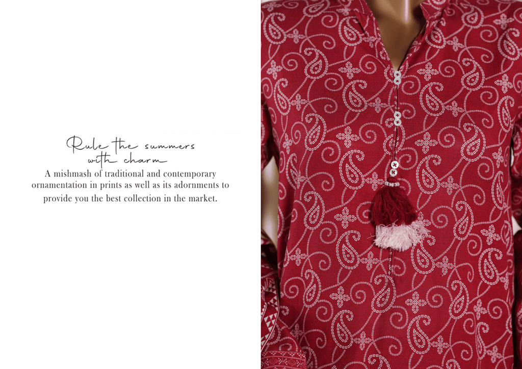 Binsaeed Exclusive Printed 3 Peace of - RULES THE SUMMER WITH CHARM