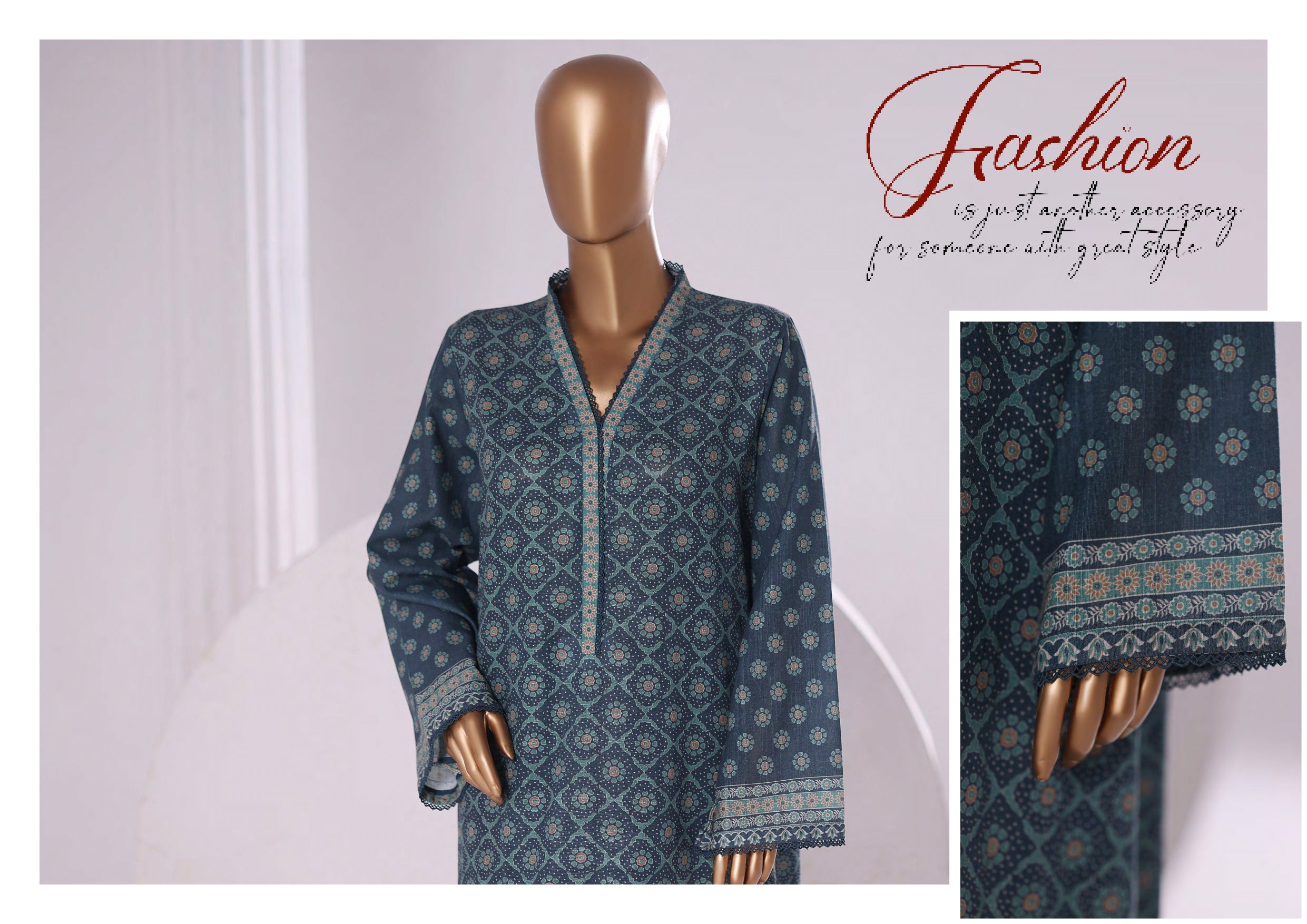 Binsaeed Khaddar 2 peace - ELEGANCE