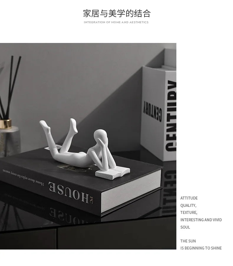 The New Creative Thinker Reads The Decoration Piece Modern Simple Home Living Room