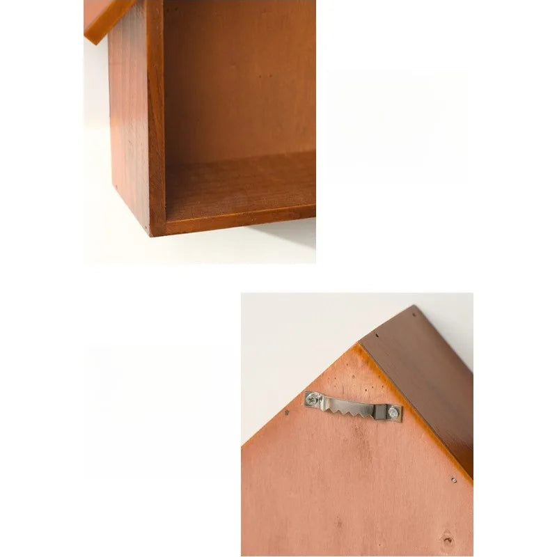 Wooden House Wall Decor Vintage Wall