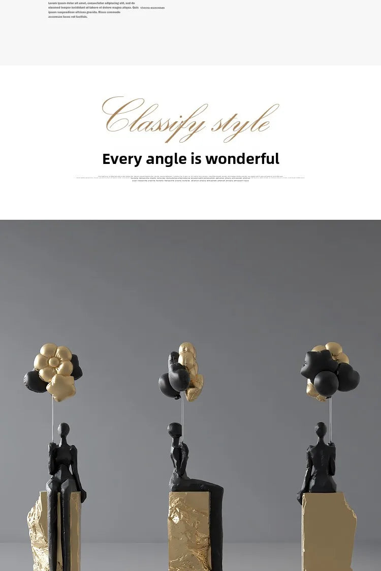Home Decor Figurines Abstract Statues