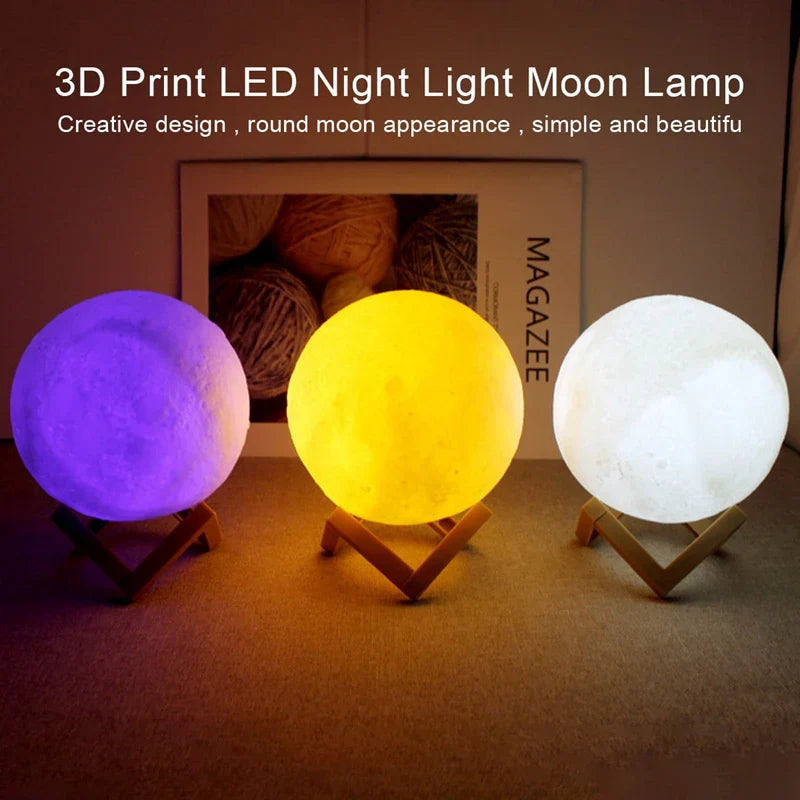 Book Light LED Moon Galaxy Light