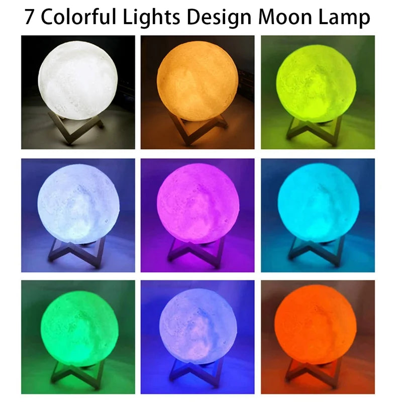 Book Light LED Moon Galaxy Light