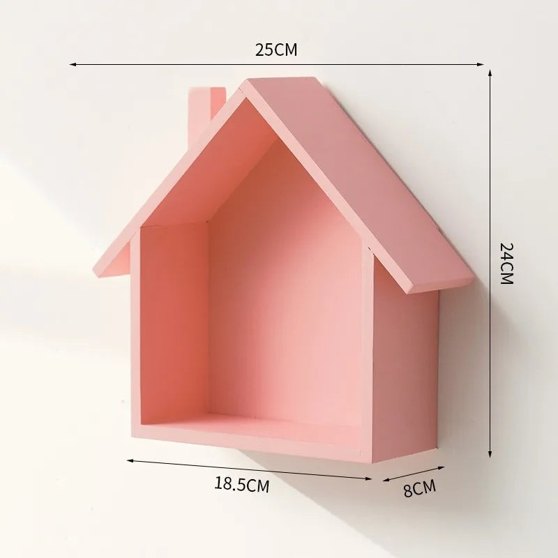 Wooden House Wall Decor Vintage Wall