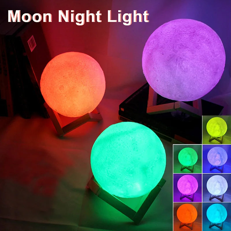 Book Light LED Moon Galaxy Light