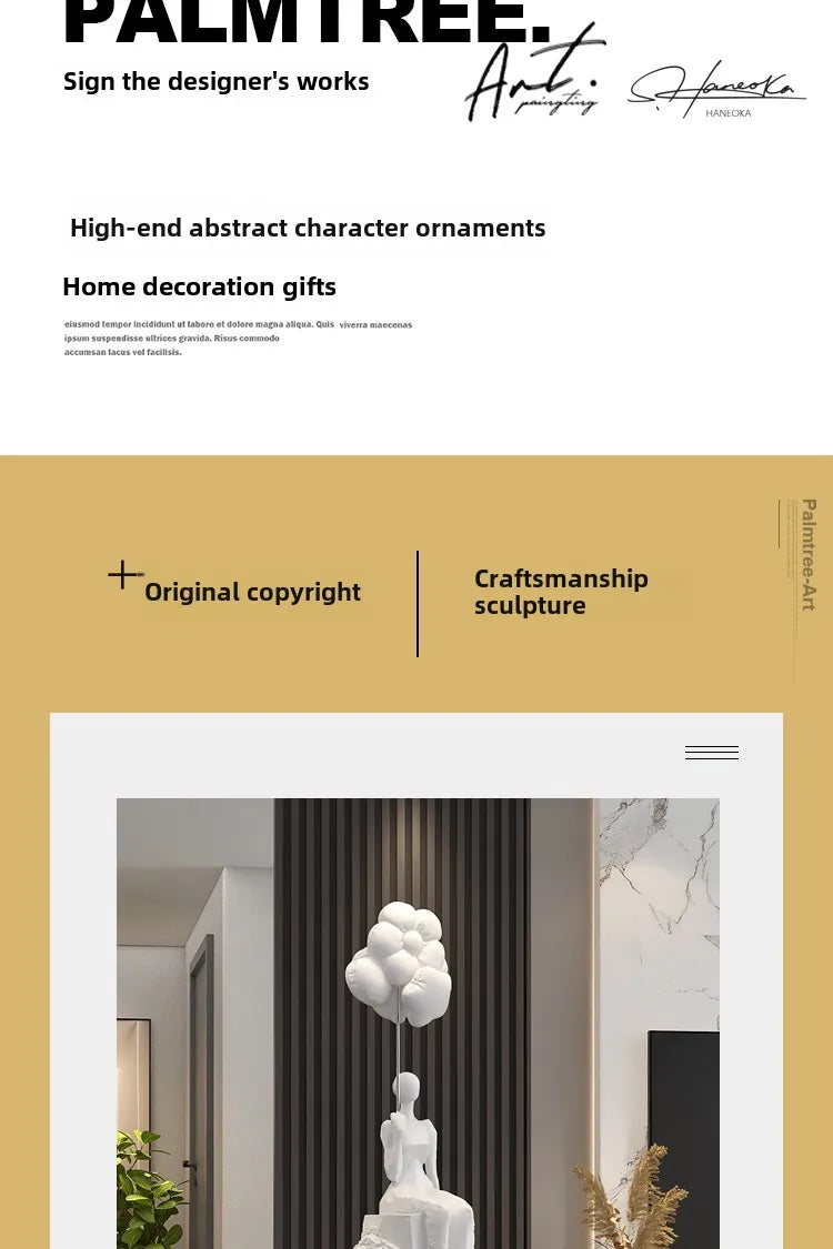 Home Decor Figurines Abstract Statues