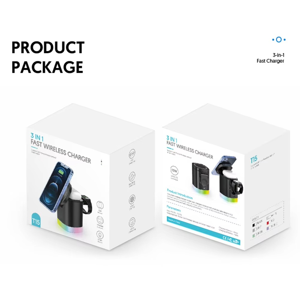 Charger with Foldable Phone Holder