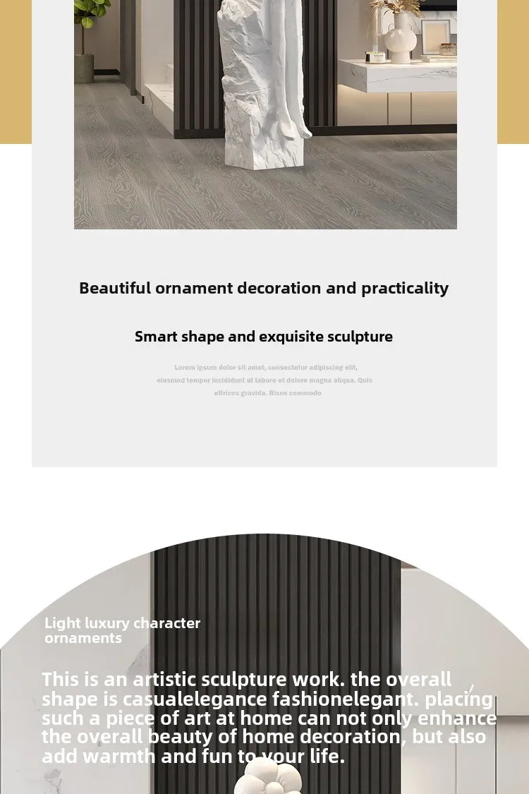 Home Decor Figurines Abstract Statues