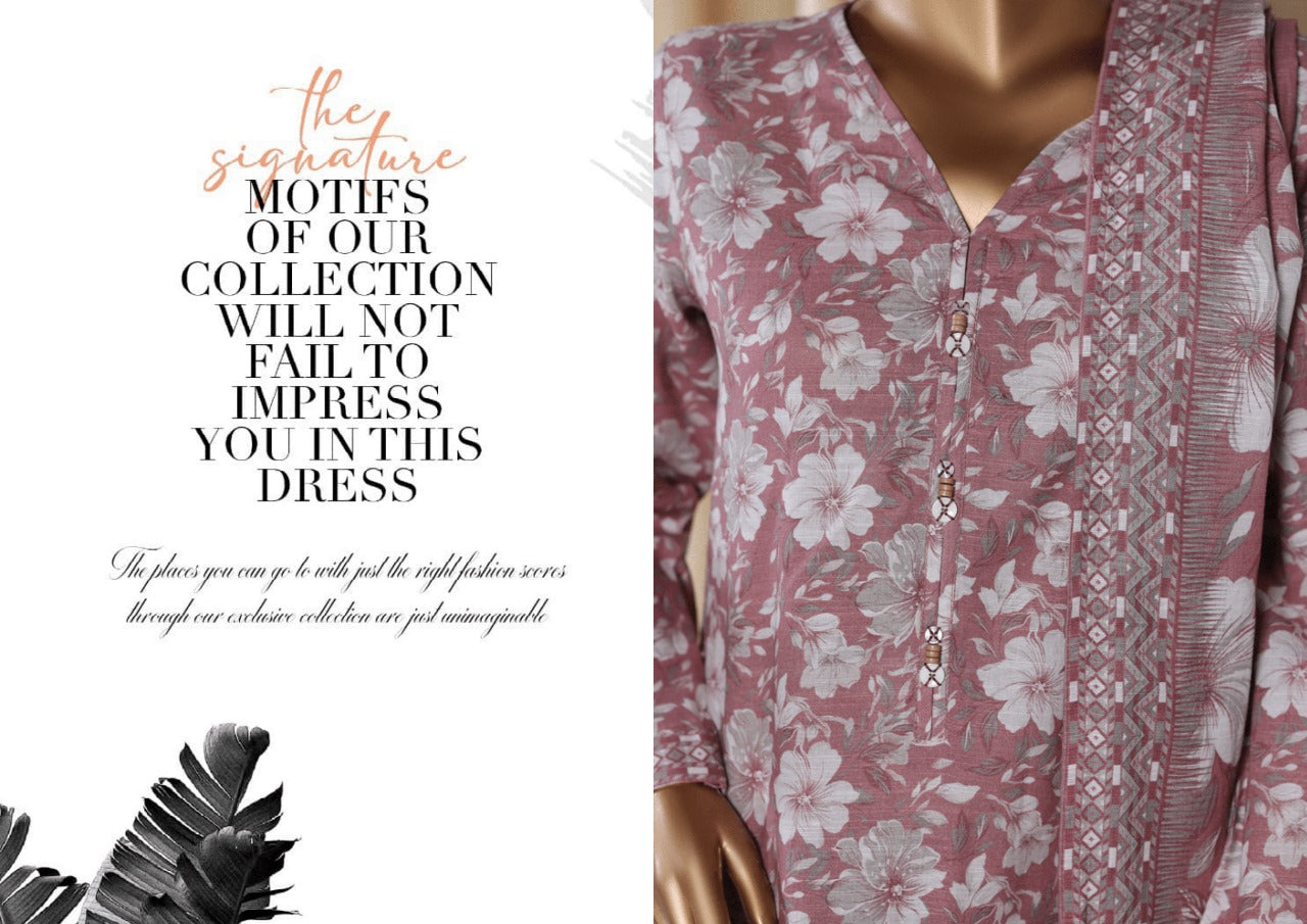 Binsaeed Exclusive Printed 3 Peace of - THE SIGNATURE