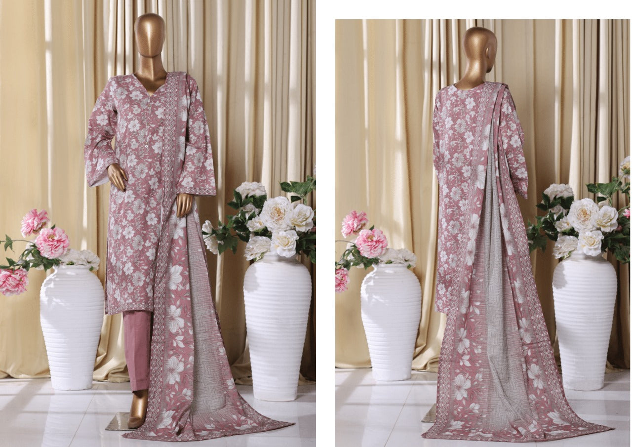 Binsaeed Exclusive Printed 3 Peace of - THE SIGNATURE