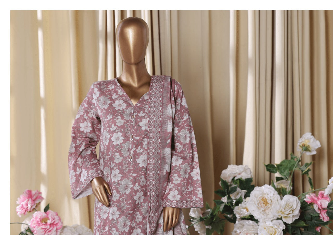 Binsaeed Exclusive Printed 3 Peace of - THE SIGNATURE