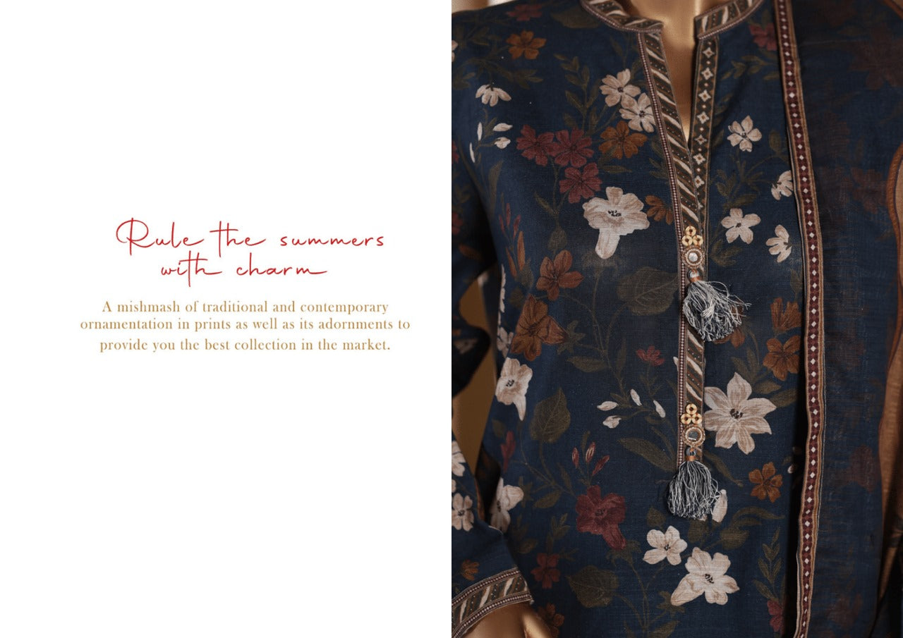 Binsaeed Exclusive Printed 3 Peace of - RULE THE SUMMERS WITH CHARM 2.0