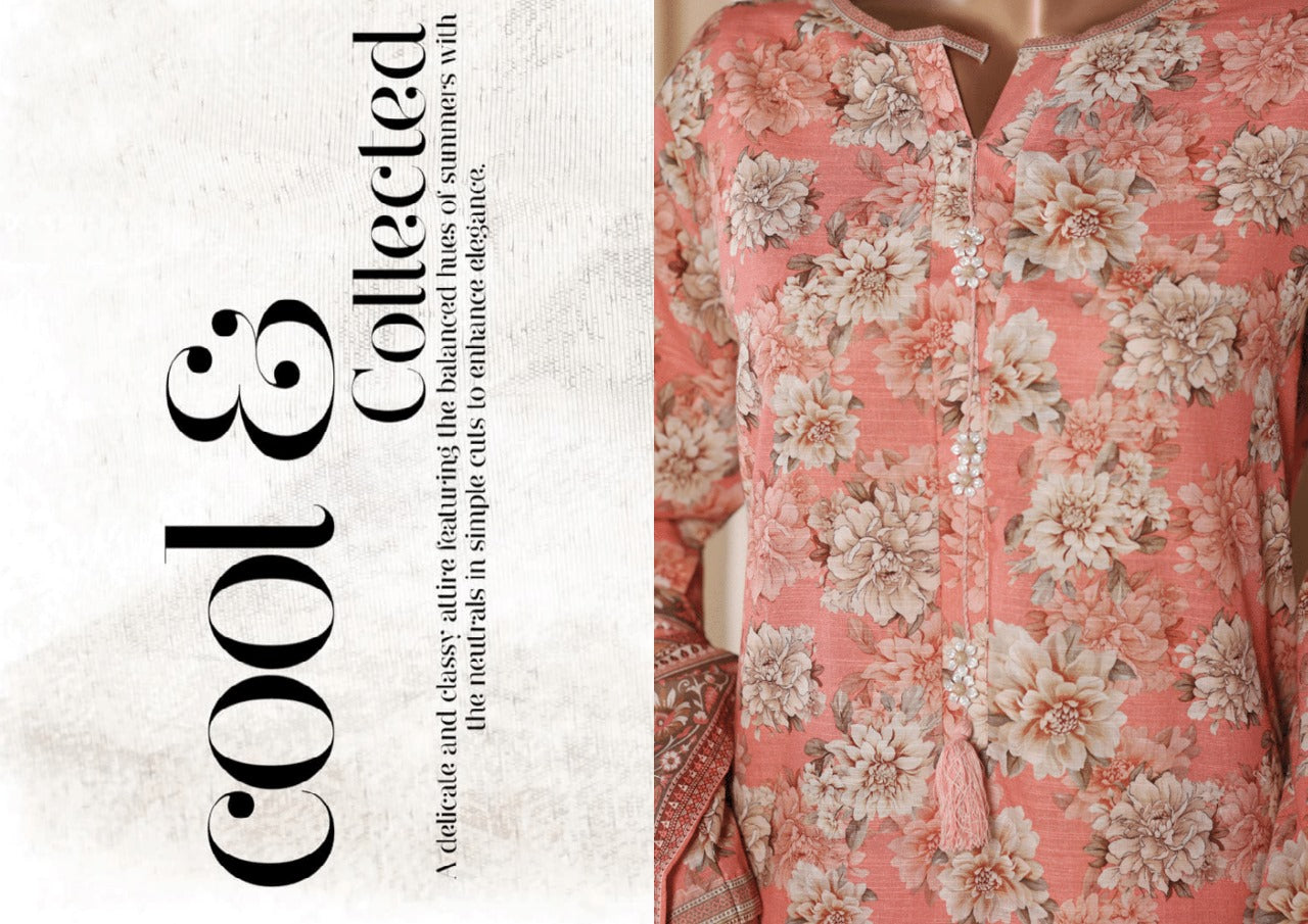 Binsaeed Exclusive Printed 3 Peace of - COOL & COLLECTED