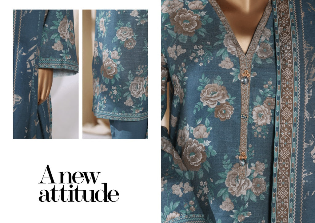 Binsaeed Exclusive Printed 3 Peace of - A NEW ATTITUDE