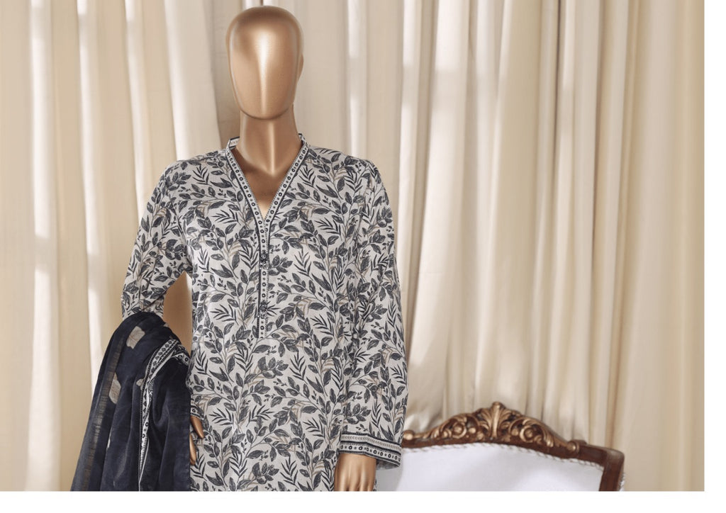 Binsaeed Exclusive Printed 3 Peace of - THE ART OF FASHION