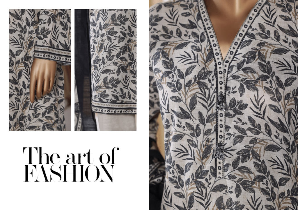 Binsaeed Exclusive Printed 3 Peace of - THE ART OF FASHION