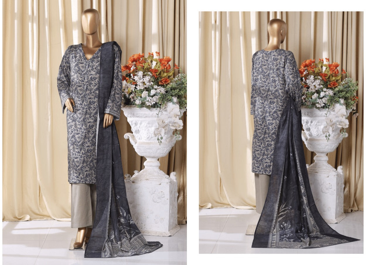 Binsaeed Exclusive Printed 3 Peace of - BE STYLISH BE YOU