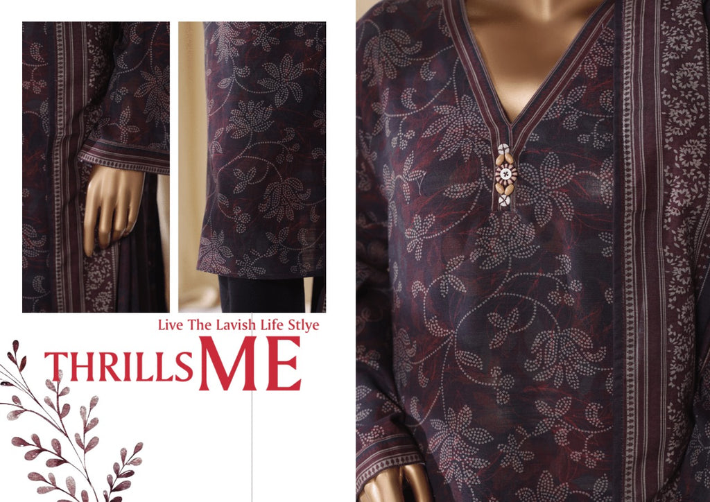 Binsaeed Exclusive Printed 3 Peace of - THRILLS ME