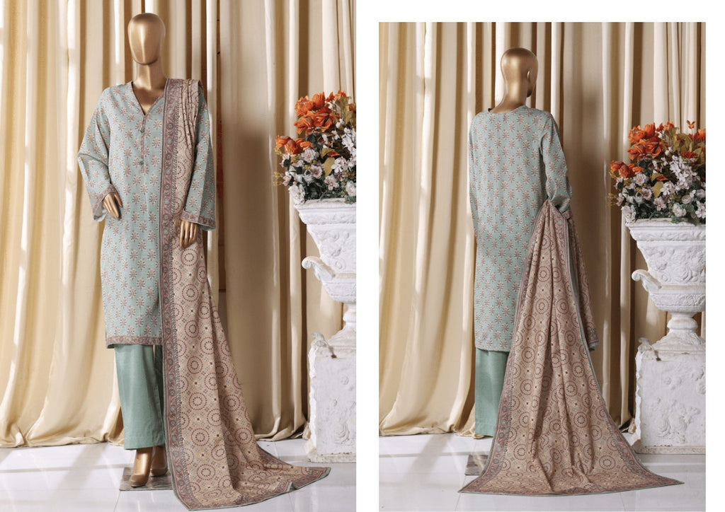 Binsaeed Exclusive Printed 3 Peace of - FASHION