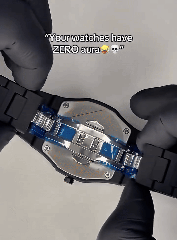 Arabic Aura Men & Women Stylish Slim Business Watch