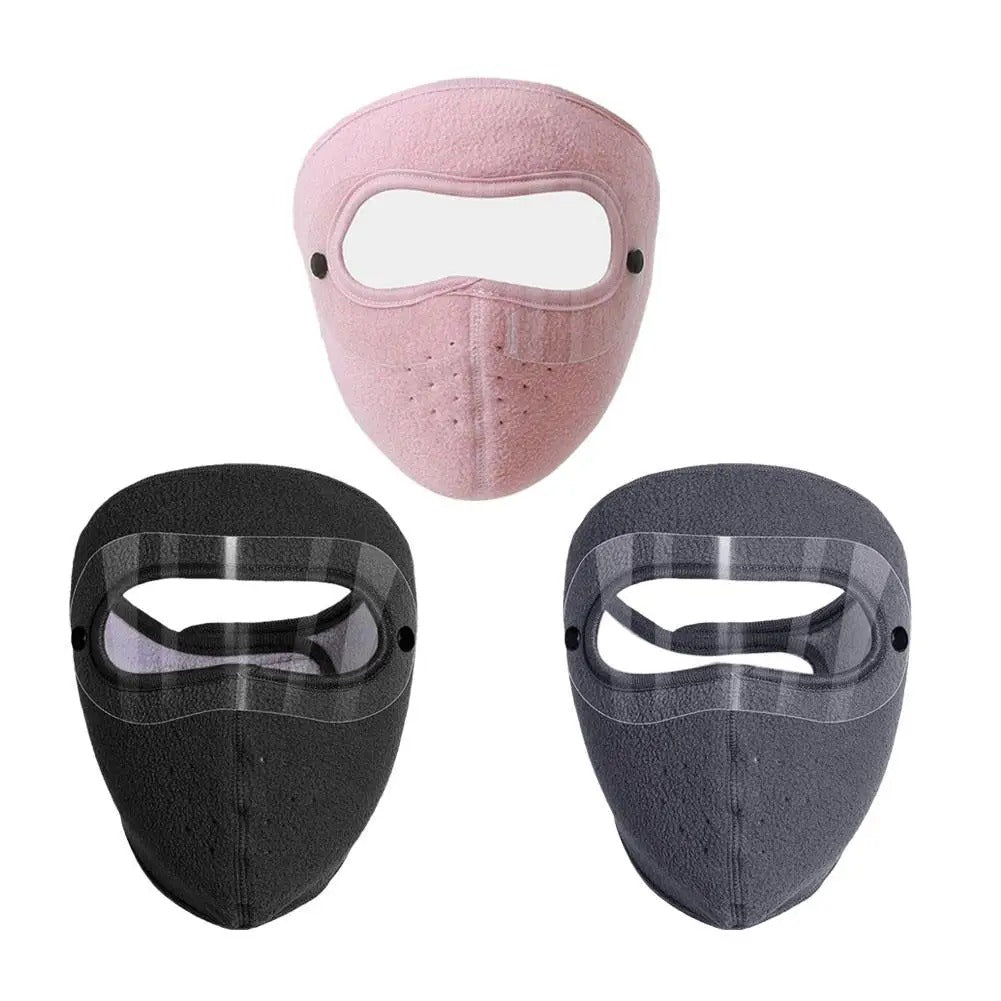 Windproof Anti-Dust Full Face Mask with Anti-Fog Goggles