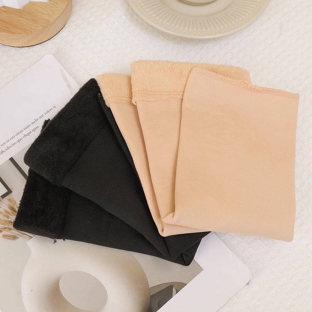 Winter Plush Compression Socks & Knee Support (Non-Slip)